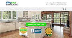 Desktop Screenshot of bayeasyconstruction.com